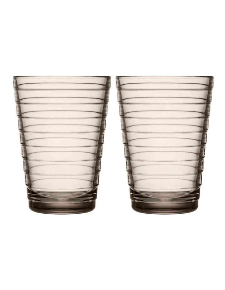 IITTALA Aino Aalto Set of 2 Highball Linen 1 IITTALA Aino Aalto Set of 2 Highball Linen