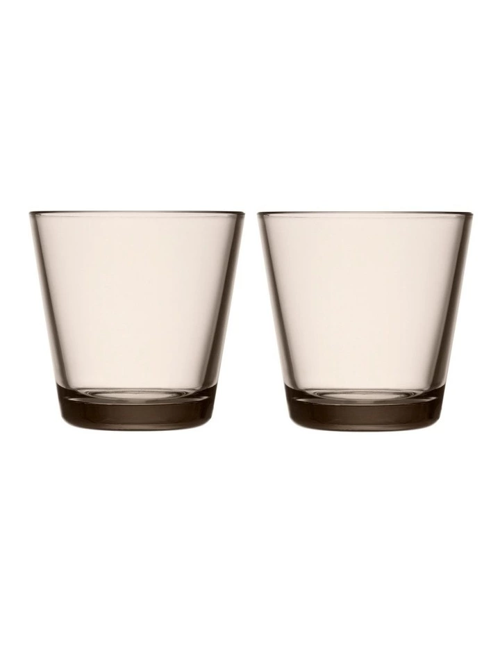 IITTALA Kartio Set of 2 Tumbler Linen 1 IITTALA Kartio Set of 2 Tumbler Linen