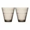 IITTALA Kastehelmi Set of 2 Tumbler Linen