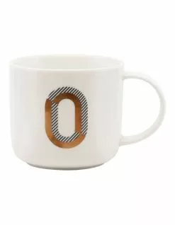 Salt&Pepper Alpha Mug 400ml - Letter O