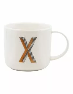 Salt&Pepper Alpha Mug 400ml - Letter X