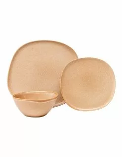 Salt&Pepper Arch 12 Piece Dinner Set Natural