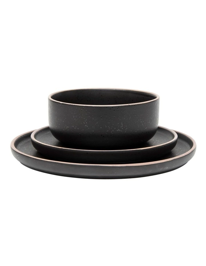 Salt&Pepper Hana 12 Piece Dinner Set Black 5 Salt&Pepper Hana 12 Piece Dinner Set Black - Image 5