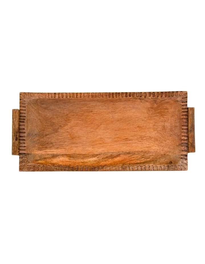 Salt&Pepper 37x17cm Rectangle Vault Tray Silver 1 Salt&Pepper 37x17cm Rectangle Vault Tray Silver