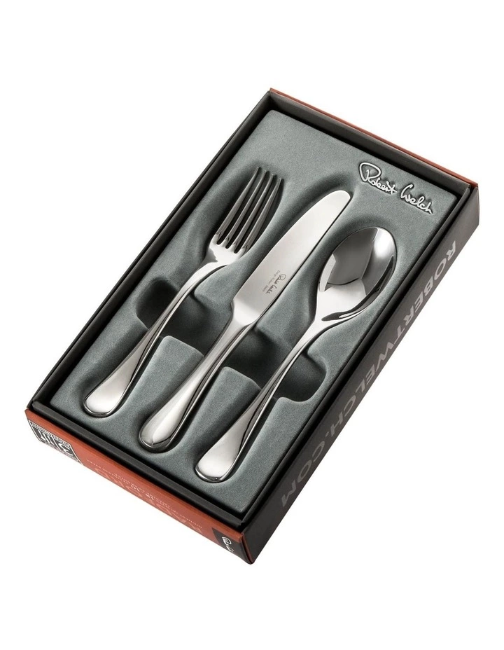 Robert Welch Radford Child 3 Piece Cutlery Set Silver 3 Robert Welch Radford Child 3 Piece Cutlery Set Silver - Image 3