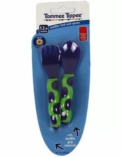 Babyhood Tommee Tippee Toddler Fork And Spoon