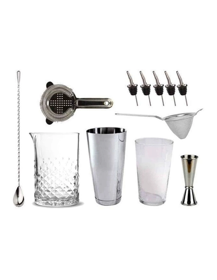 Cocktail Kit Bartender's Bar Kit with Boston Shaker and Glass 1 Cocktail Kit Bartender's Bar Kit with Boston Shaker and Glass