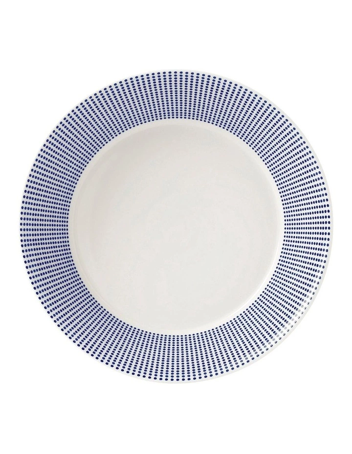 Royal Doulton Pacific Dots 28.5cm Plate White/Blue 2 Royal Doulton Pacific Dots 28.5cm Plate White/Blue - Image 2