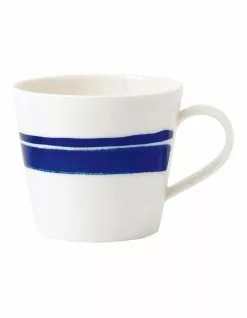 Royal Doulton Pacific Brush Mug Blue/White