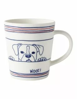 Royal Doulton Ellen DeGeneres Dog 450ml Mug White