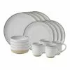 Royal Doulton Ellen DeGeneres White Brushed Glaze 16pc Dining Set