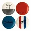 Royal Doulton Ellen DeGeneres Joy Accents 16cm Set of 4 Plate