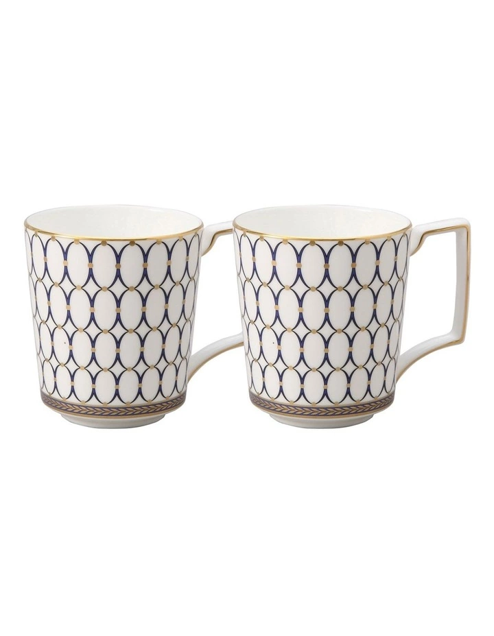 Wedgwood Renaissance Set of 2 Mug Gold 1 Wedgwood Renaissance Set of 2 Mug Gold