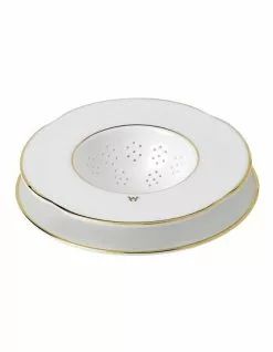 Wedgwood Tea Strainer and Tray White