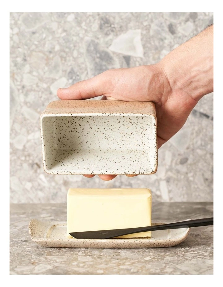 Robert Gordon Butter Dish-White Garden To Table 2 Robert Gordon Butter Dish-White Garden To Table - Image 2