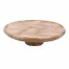 Heritage Herringbone Wood Cake Stand