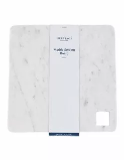Heritage 28x28x1.5cm Marble Board White