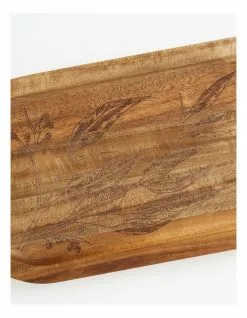 Australian House & Garden Gum Leaf Acacia Serving Tray with Leather Handles 5 Australian House & Garden Gum Leaf Acacia Serving Tray with Leather Handles -Dining Shop 778951720 3 720x928