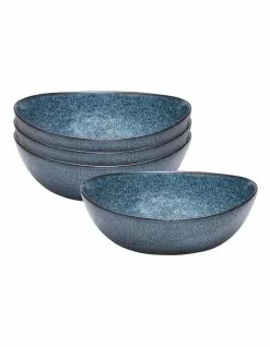 Salt&Pepper NOMAD Soup Bowl - 20cm - Blue - Set of 4