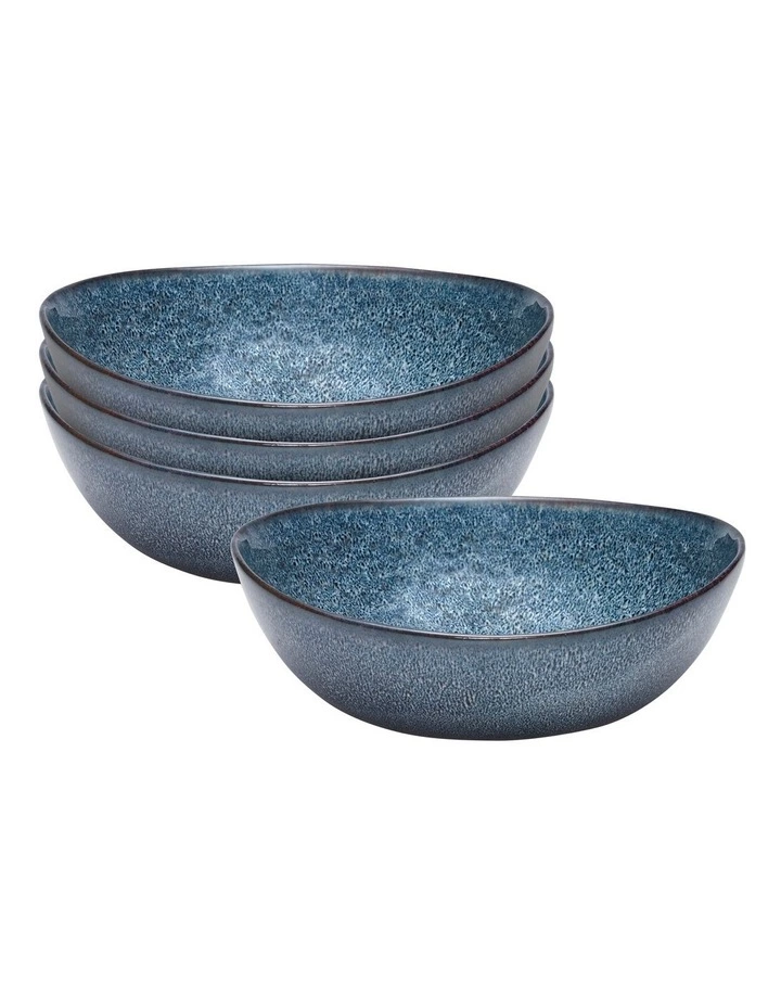 Salt&Pepper NOMAD Soup Bowl - 20cm - Blue - Set of 4 1 Salt&Pepper NOMAD Soup Bowl - 20cm - Blue - Set of 4