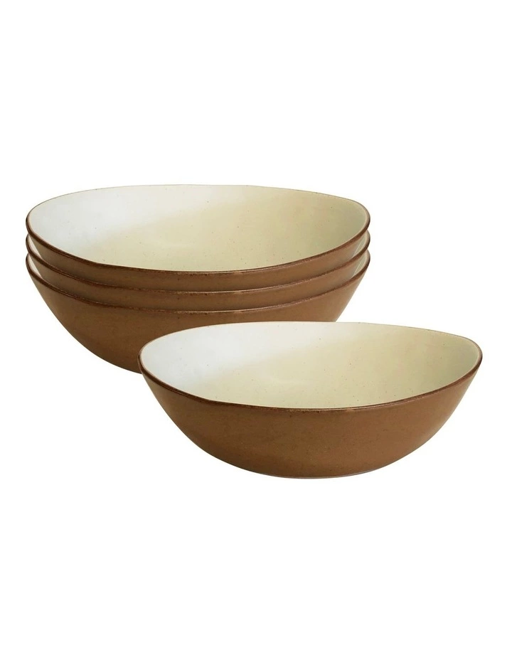 Salt&Pepper NOMAD Soup Bowl - 20cm - Natural - Set of 4 1 Salt&Pepper NOMAD Soup Bowl - 20cm - Natural - Set of 4