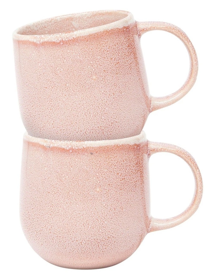 Salt&Pepper NAOKO Mug - 380ml - Salmon - Set of 6 3 Salt&Pepper NAOKO Mug - 380ml - Salmon - Set of 6 - Image 3