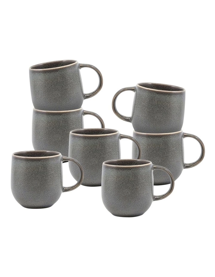 Salt&Pepper NAOKO Mug - 380ml - Shale - Set of 6 1 Salt&Pepper NAOKO Mug - 380ml - Shale - Set of 6