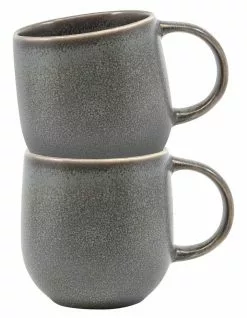 Salt&Pepper NAOKO Mug - 380ml - Shale - Set of 6 6 Salt&Pepper NAOKO Mug - 380ml - Shale - Set of 6 -Dining Shop 779176540 3 720x928