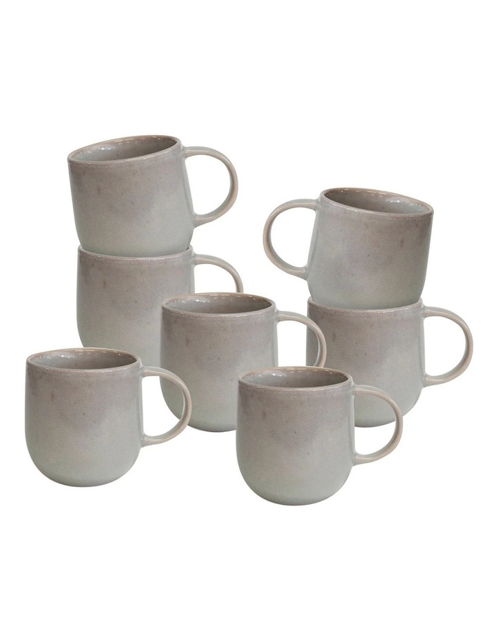 Salt&Pepper NAOKO Mug - 380ml - Frost - Set of 6 1 Salt&Pepper NAOKO Mug - 380ml - Frost - Set of 6