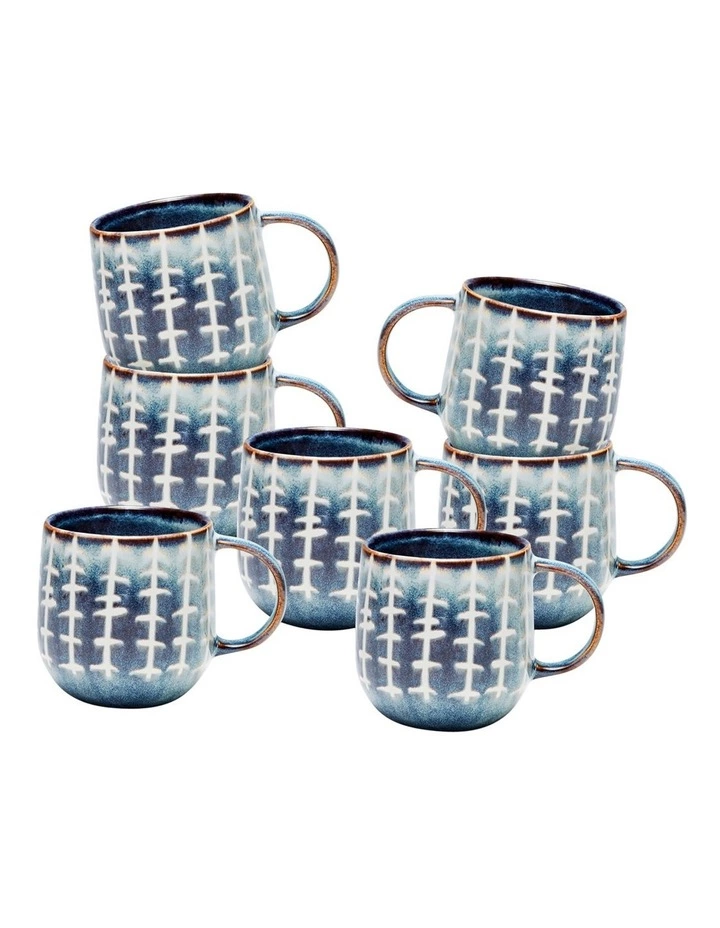 Salt&Pepper NAOKO Mug - 380ml - Linear Storm - Set of 6 1 Salt&Pepper NAOKO Mug - 380ml - Linear Storm - Set of 6