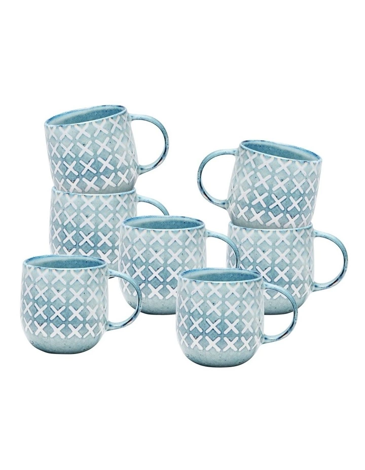 Salt&Pepper NAOKO Mug - 380ml - Cross Ocean - Set of 6 1 Salt&Pepper NAOKO Mug - 380ml - Cross Ocean - Set of 6