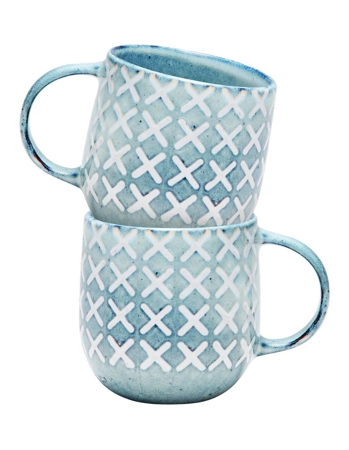 Salt&Pepper NAOKO Mug - 380ml - Cross Ocean - Set of 6 4 Salt&Pepper NAOKO Mug - 380ml - Cross Ocean - Set of 6 - Image 4