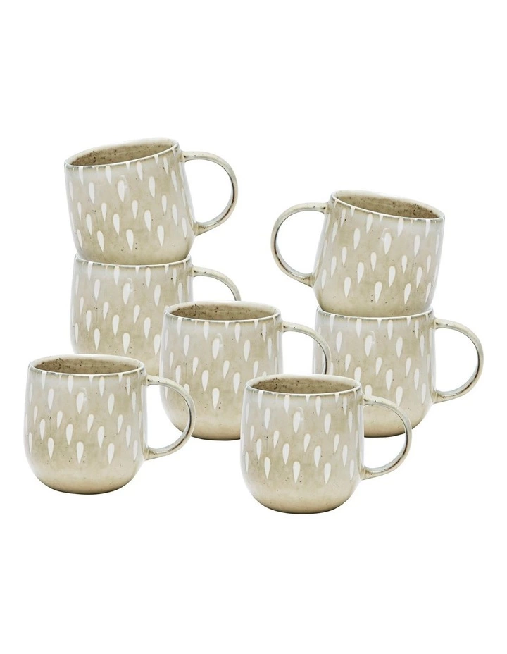 Salt&Pepper NAOKO Mug - 380ml - Tear Biscuit - Set of 6 1 Salt&Pepper NAOKO Mug - 380ml - Tear Biscuit - Set of 6