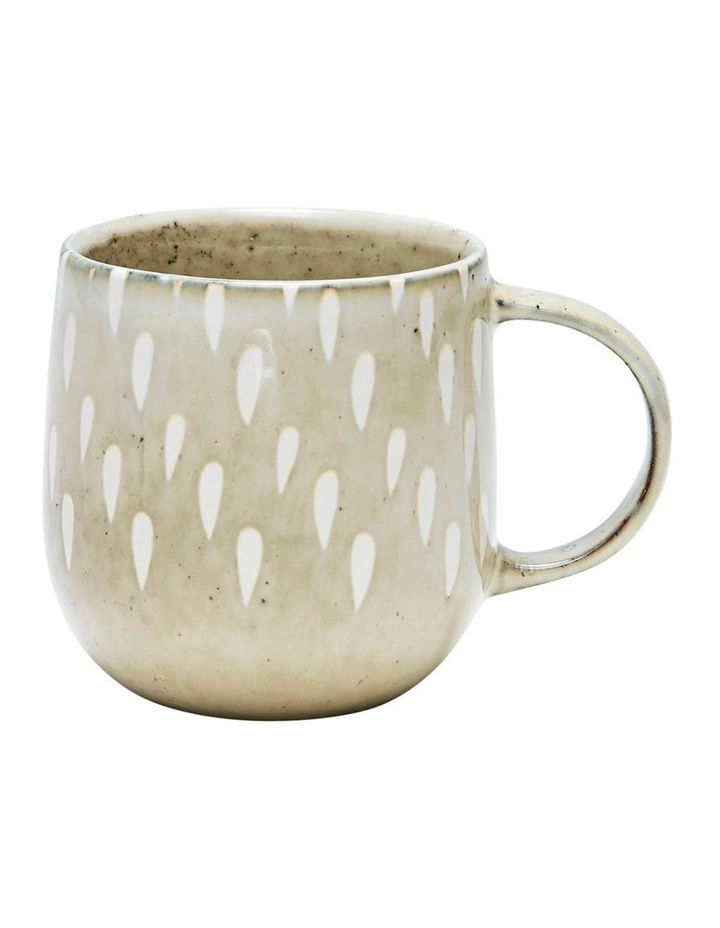 Salt&Pepper NAOKO Mug - 380ml - Tear Biscuit - Set of 6 2 Salt&Pepper NAOKO Mug - 380ml - Tear Biscuit - Set of 6 - Image 2