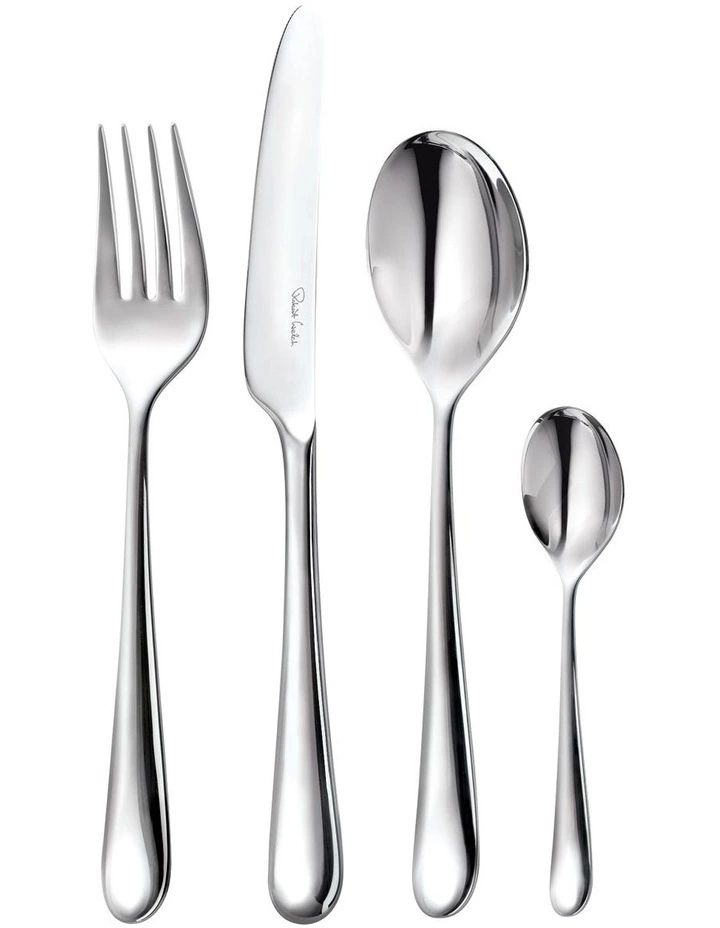 Robert Welch Kingham 24 Piece Cutlery Set Silver 4 Robert Welch Kingham 24 Piece Cutlery Set Silver - Image 4