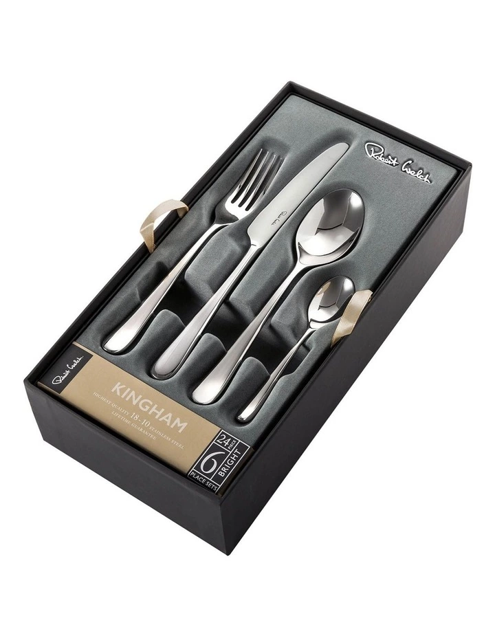 Robert Welch Kingham 24 Piece Cutlery Set Silver 1 Robert Welch Kingham 24 Piece Cutlery Set Silver