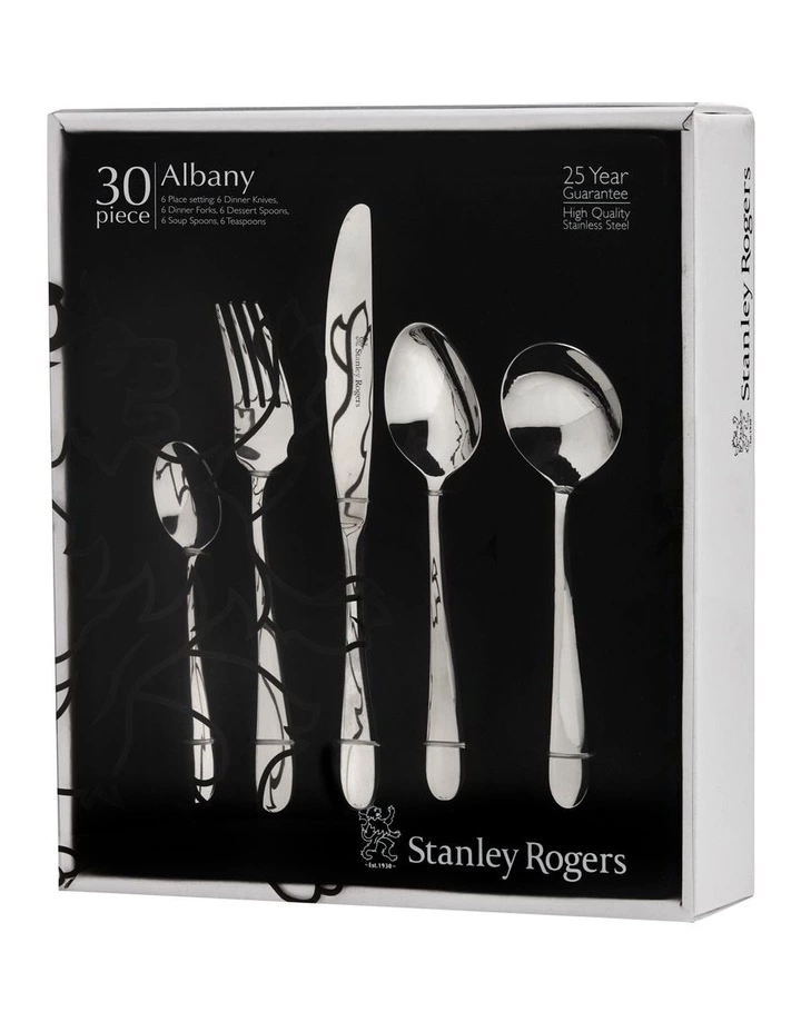 Stanley Rogers Albany 30pc Cutlery Set 2 Stanley Rogers Albany 30pc Cutlery Set - Image 2
