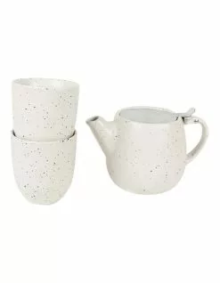 Robert Gordon Earth Natural Teapot & Set-2 Latte Cups