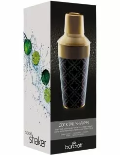 BarCraft Art Deco Gift Boxed 650ml Cocktail Shaker Silver 5 BarCraft Art Deco Gift Boxed 650ml Cocktail Shaker Silver -Dining Shop 781452820 3 720x928