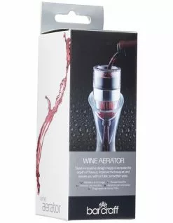 BarCraft Gift Boxed Wine Aerator Silver 5 BarCraft Gift Boxed Wine Aerator Silver -Dining Shop 781453090 3 720x928