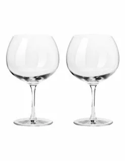 Krosno Duet Set of 2 670ml Gin Ballon Glass Gift Boxed