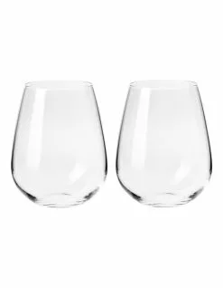 Krosno Duet Set of 2 500ml Stemless WInde Glass Gift Box