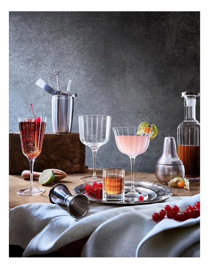 Luigi Bormioli Set of 4 260ml Bach Retro Fizz Clear 2 Luigi Bormioli Set of 4 260ml Bach Retro Fizz Clear - Image 2