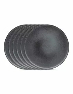Salt&Pepper Hue 20cm Set of 6 Stoneware Side Plate Black 5 Salt&Pepper Hue 20cm Set of 6 Stoneware Side Plate Black -Dining Shop 781936840 3 720x928