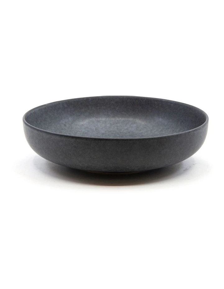 Salt&Pepper Hue Soup Bowl 20cm - Black - Set of 6 2 Salt&Pepper Hue Soup Bowl 20cm - Black - Set of 6 - Image 2