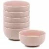 Salt&Pepper Hue Rice Bowl 12cm - Pink - Set of 6