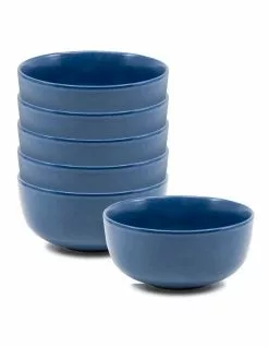 Salt&Pepper Hue 14cm Set of 6 Cereal Bowl Blue