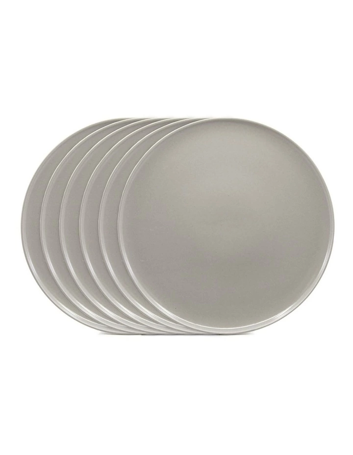 Salt&Pepper Hue 20cm Set of 6 Stoneware Side Plate Grey 1 Salt&Pepper Hue 20cm Set of 6 Stoneware Side Plate Grey