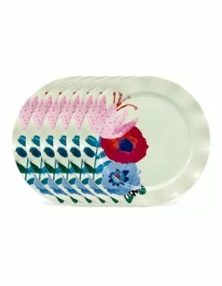 Salt&Pepper Willow Plate 20cm - Flute - Set of 6