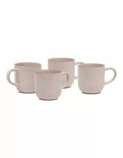 Salt&Pepper Hana 4 Piece 300ml Mug Set Pink